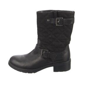 Aquatalia Leather Moto Boots